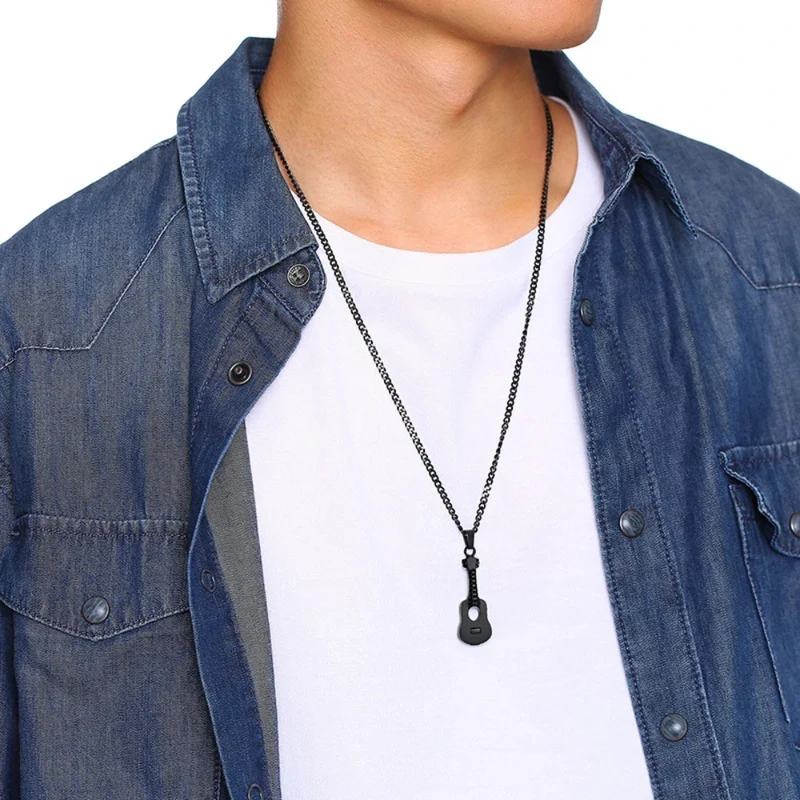Collier Guitare Homme