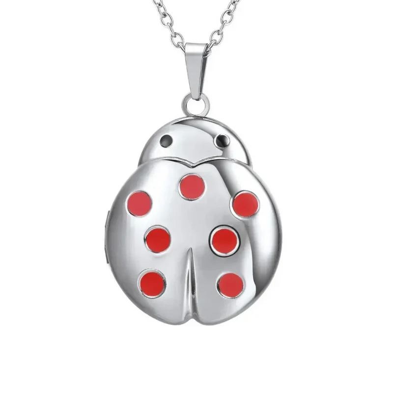 Collier Coccinelle qui s'Ouvre