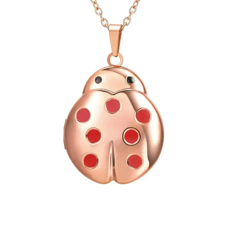 Collier Coccinelle qui s'Ouvre