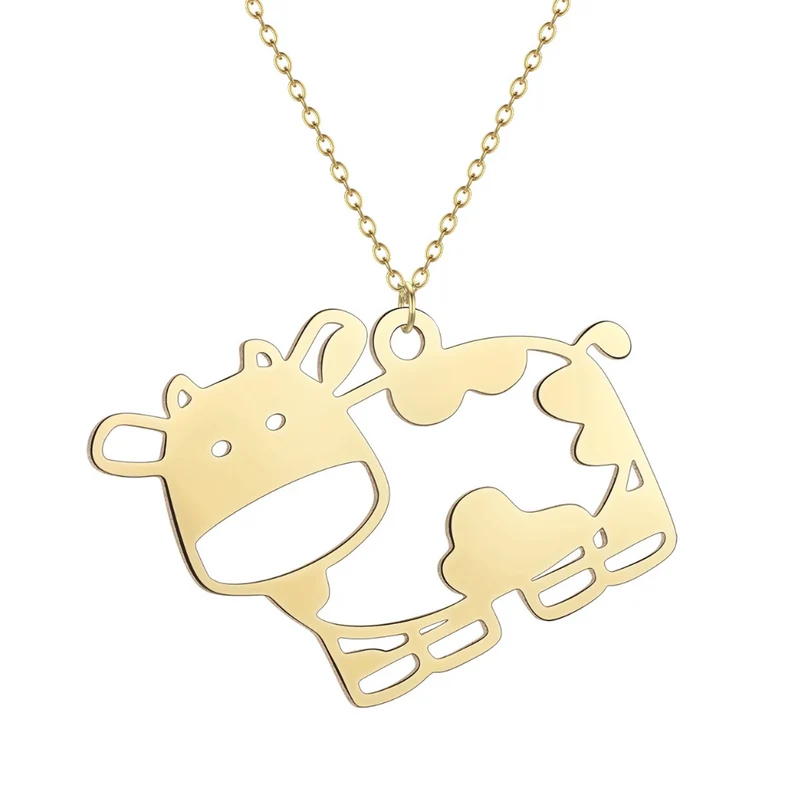 Collier Pendentif Vache