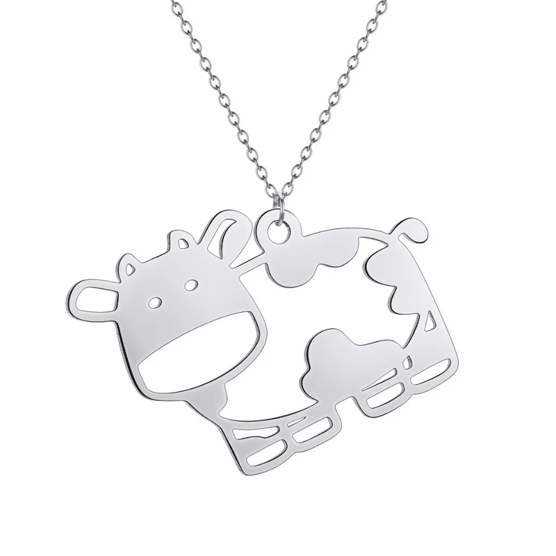 Collier Pendentif Vache