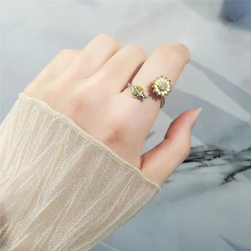 Bague Coccinelle Anti-Stress