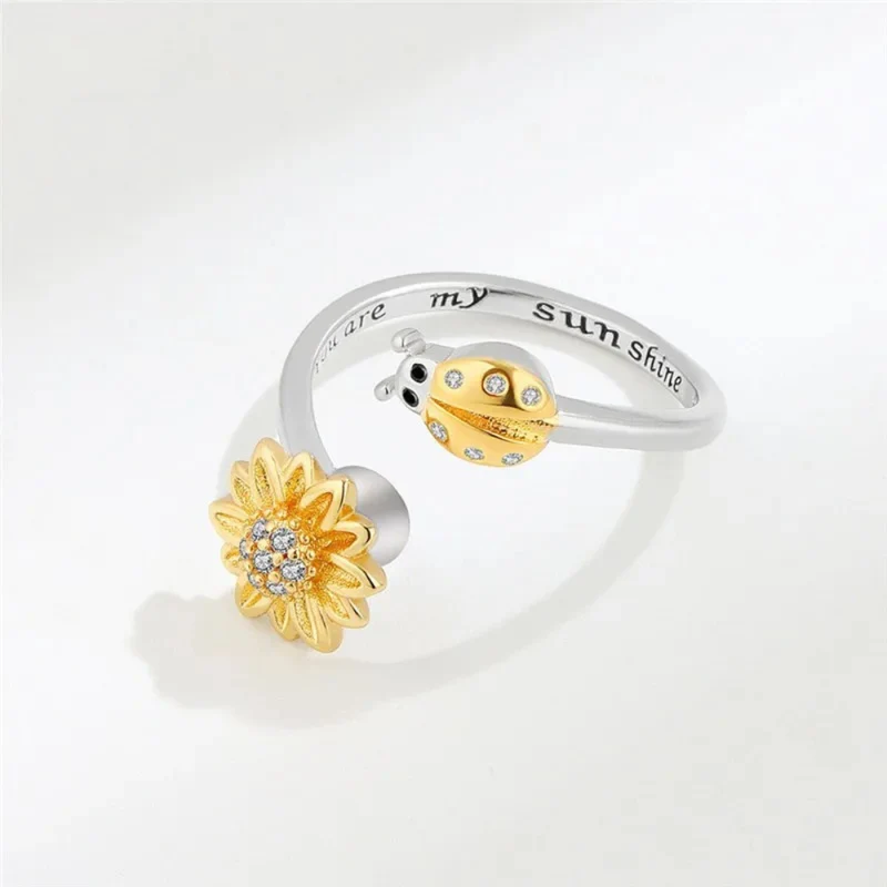 Bague Coccinelle Anti-Stress