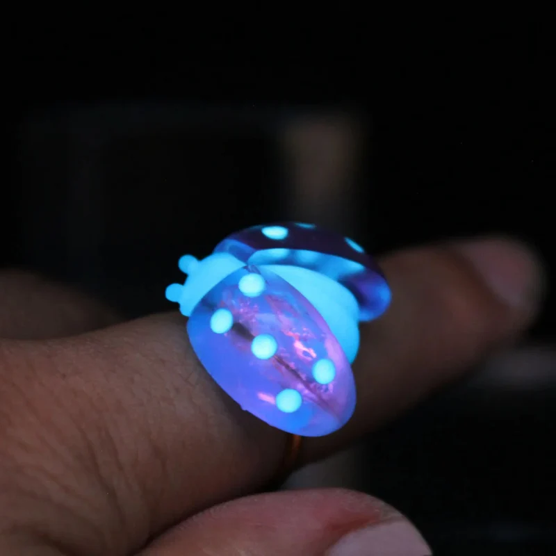 Bague Coccinelle Lumineuse