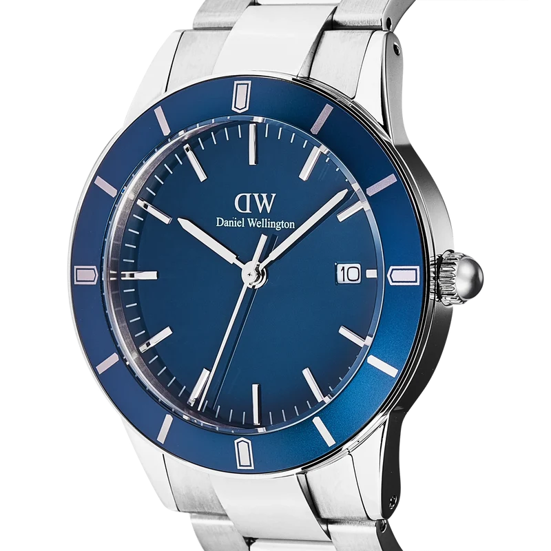 Daniel Wellington Iconic Paradigma Blu Arctic Enamel Montre Pour Hommes DW00100820