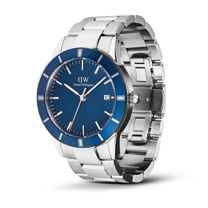 Daniel Wellington Iconic Paradigma Blu Arctic Enamel Montre Pour Hommes DW00100820