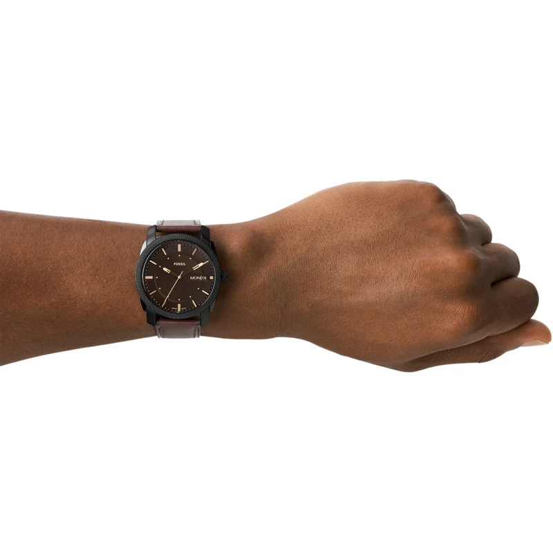 Fossil Machine Hommes Montre Marron FS5901