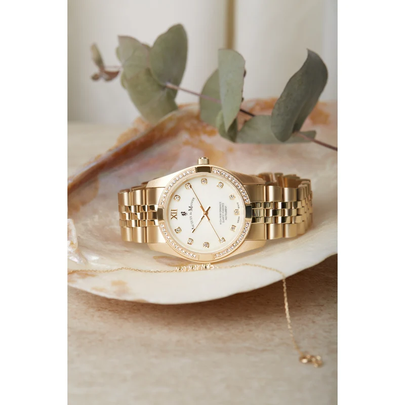 Jacques du Manoir Inspiration Prestige Femmes Montre Or JWL02003
