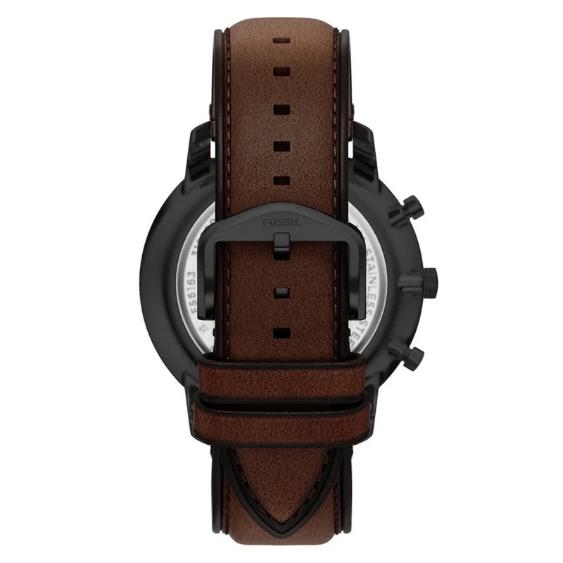 Fossil Neutra Round Black Dial Watch FS6163