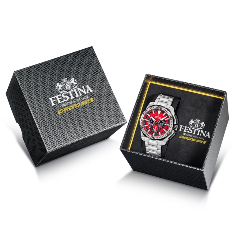 Festina Chrono Bike Montre Homme Rouge F20724/5