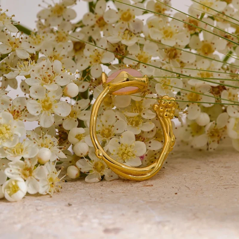Bague Originale Quartz Rose