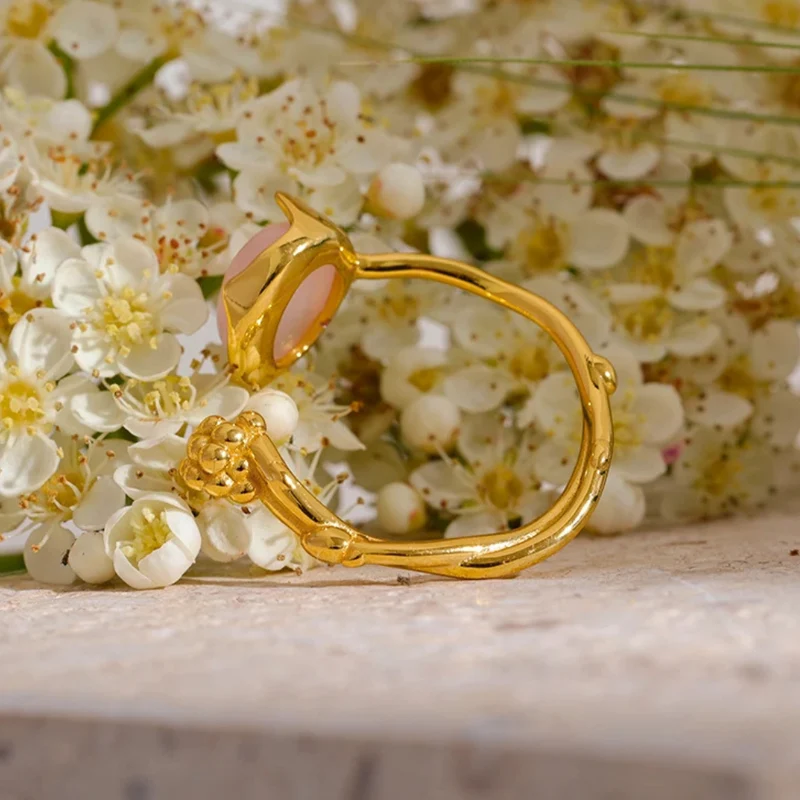 Bague Originale Quartz Rose