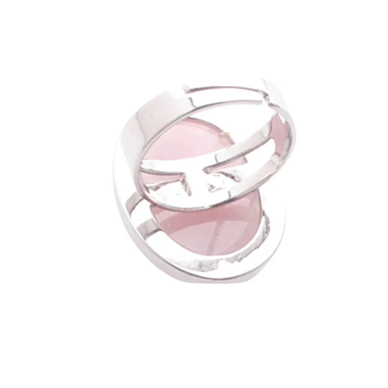 Bague Pierre Rose Ovale