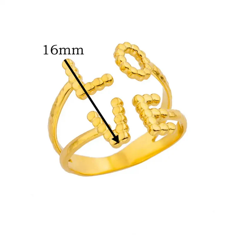 Bague Love Lettre