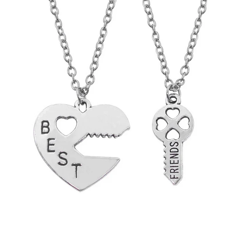 Collier Best Friends Cœur et Clé