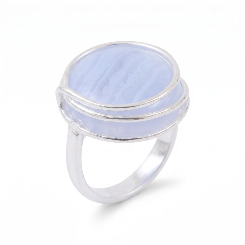 Bague Tourbillon Calcédoine
