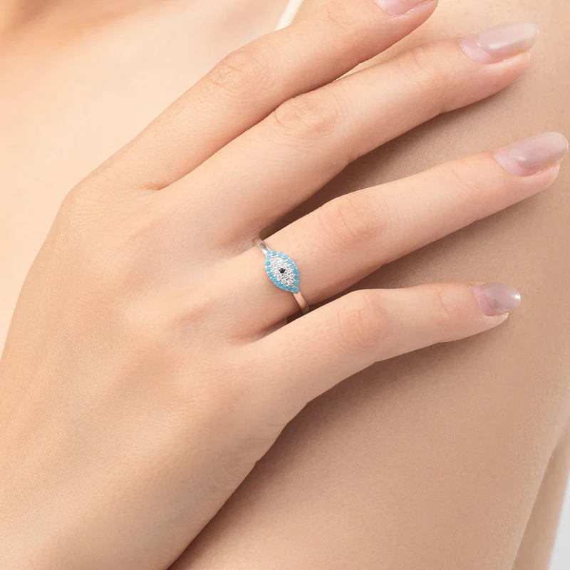 Bague Œil Argent Femme