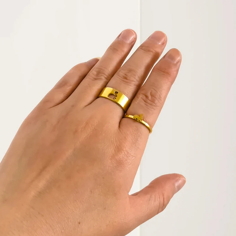 Double Bague Lapin