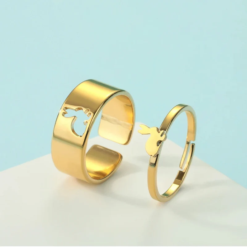 Double Bague Lapin