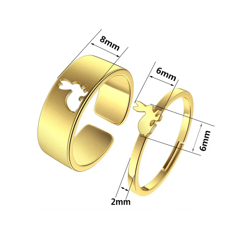 Double Bague Lapin