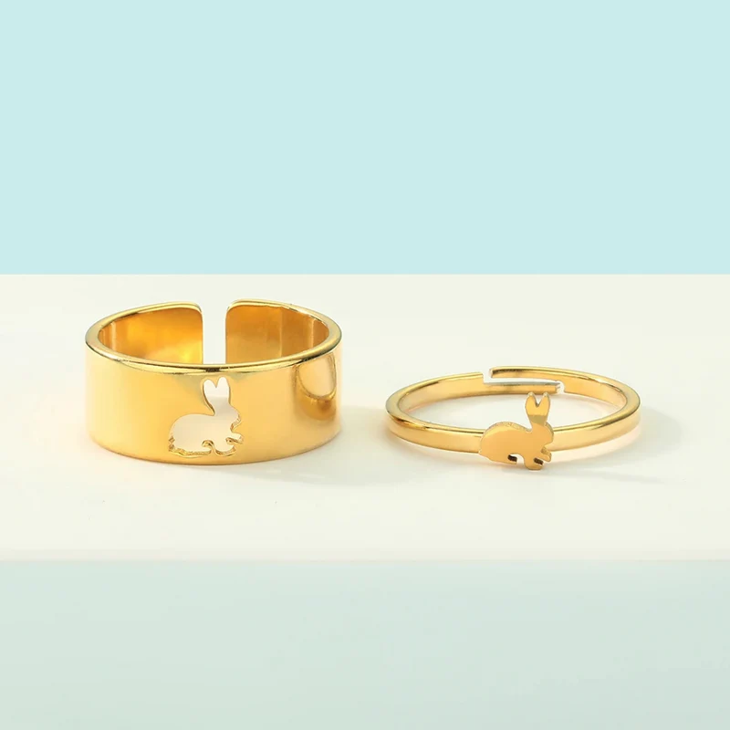 Double Bague Lapin