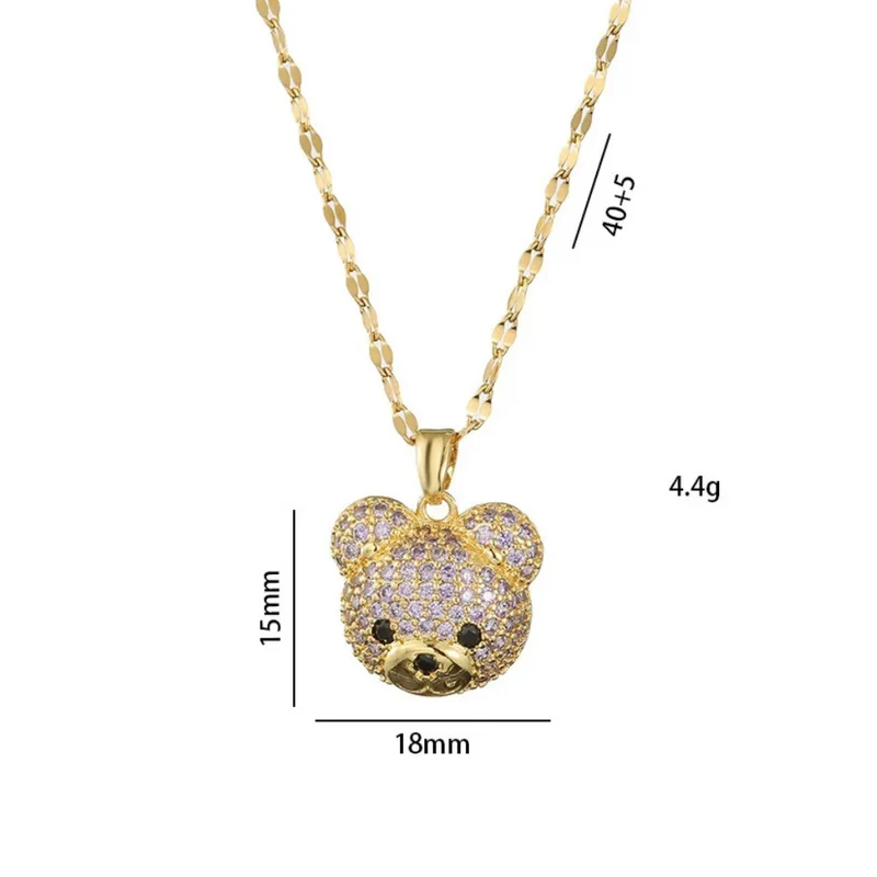 Pendentif Tête Ourson