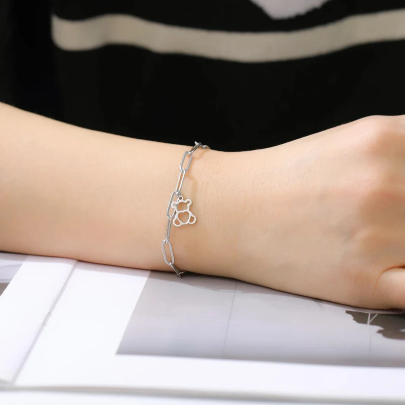 Bracelet Ours Chaîne
