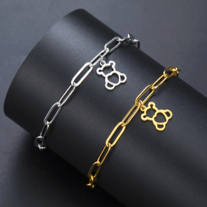 Bracelet Ours Chaîne