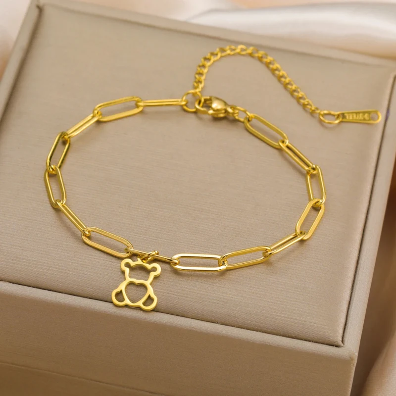 Bracelet Ours Chaîne