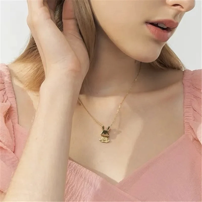 Collier Lapin Or