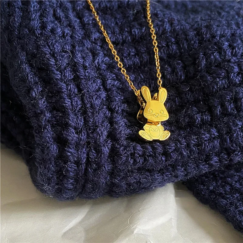 Collier Lapin Or