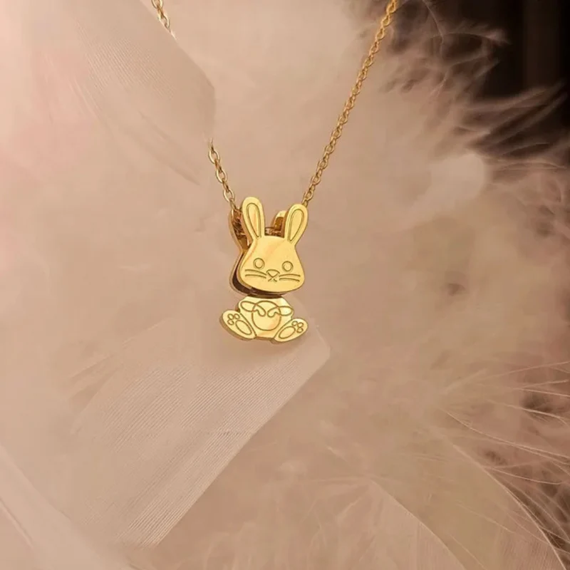 Collier Lapin Or