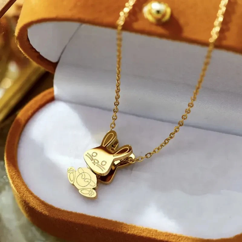 Collier Lapin Or