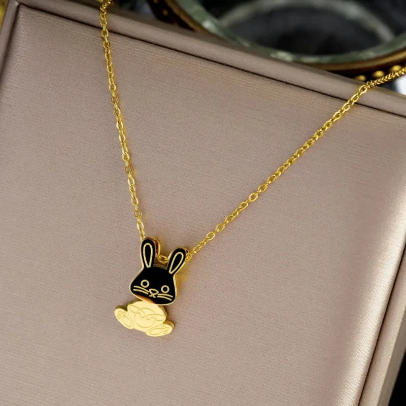 Collier Lapin Or