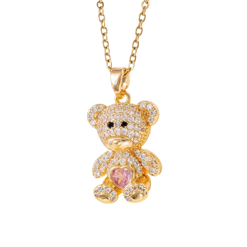 Collier Ourson Diamant