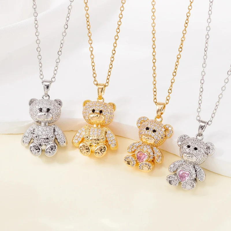Collier Ourson Diamant
