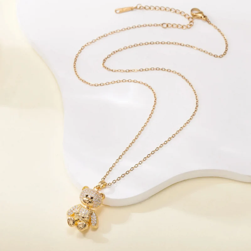 Collier Ourson Diamant