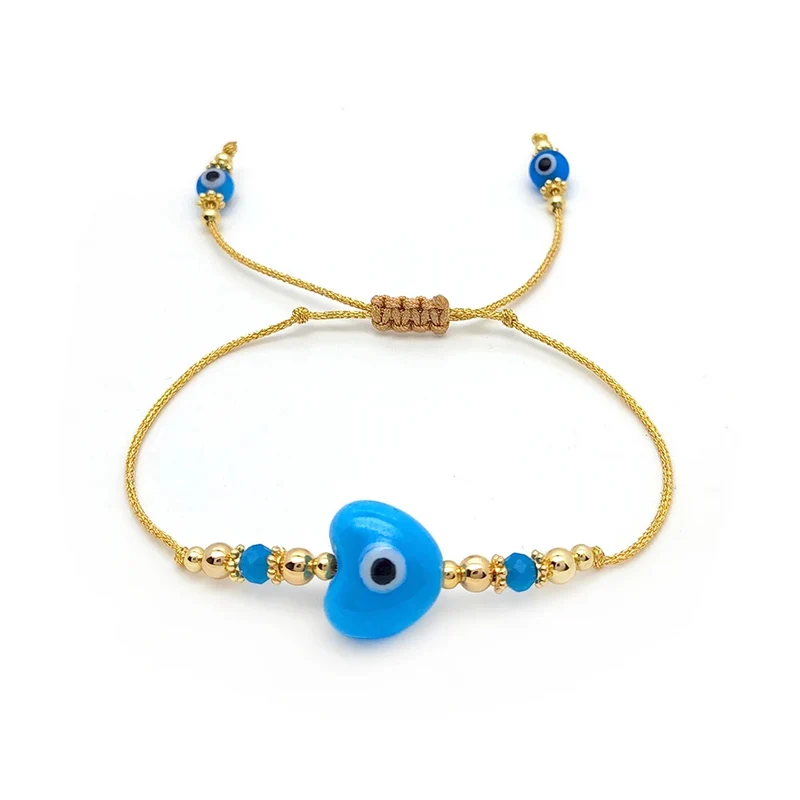 Bracelet Fil Œil Cœur