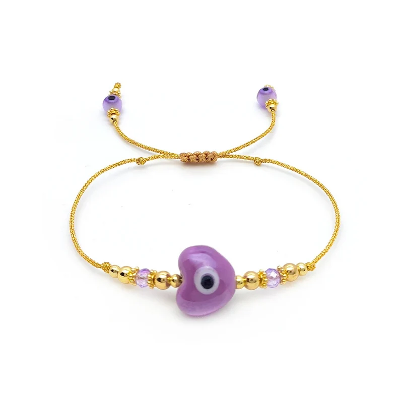 Bracelet Fil Œil Cœur