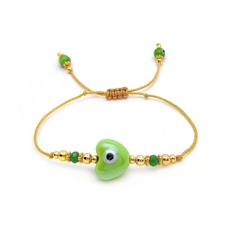 Bracelet Fil Œil Cœur