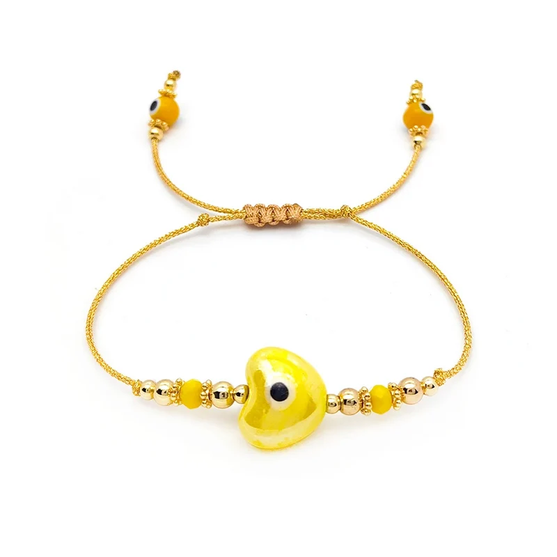 Bracelet Fil Œil Cœur
