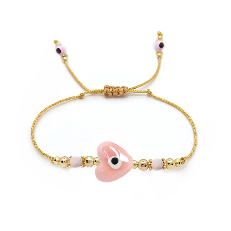Bracelet Fil Œil Cœur