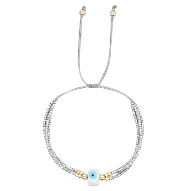 Triple Bracelet Argent Œil