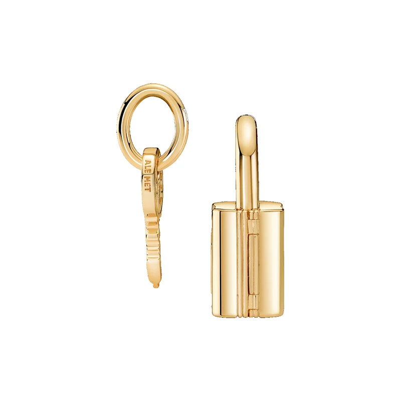Pandora Moments Gold-coloured Padlock & Key Charm 760088C01