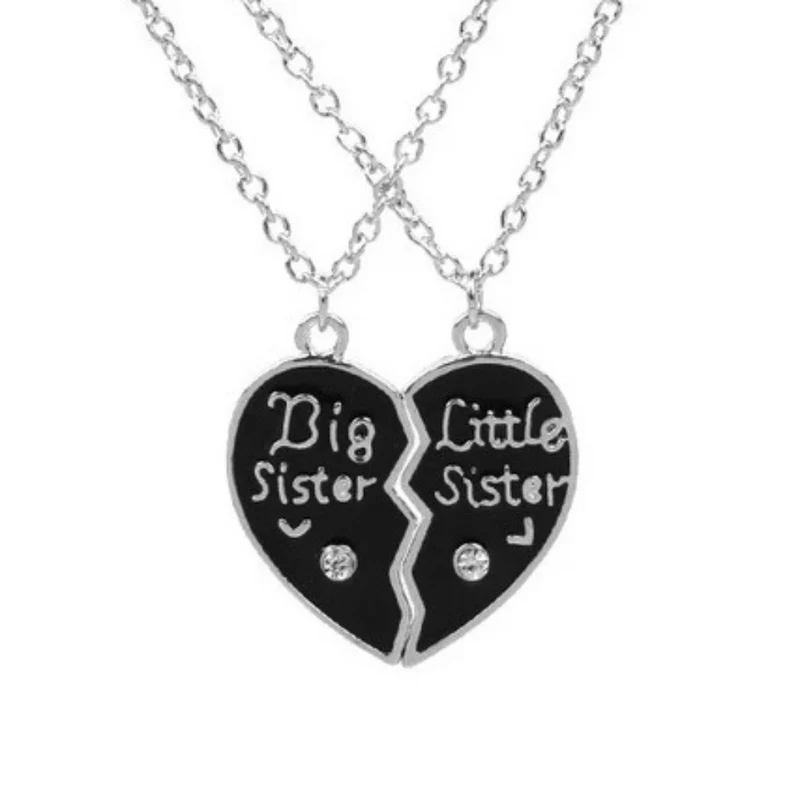 Collier Cœur Big et Lil Sis
