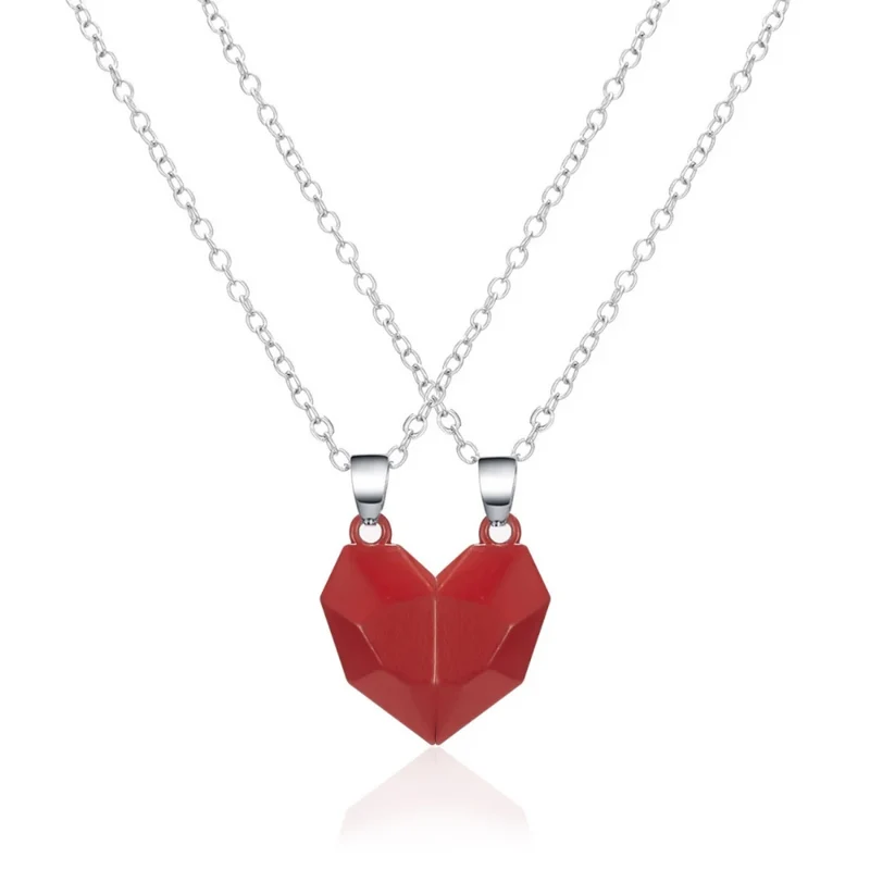 Collier Cœur Aimanté
