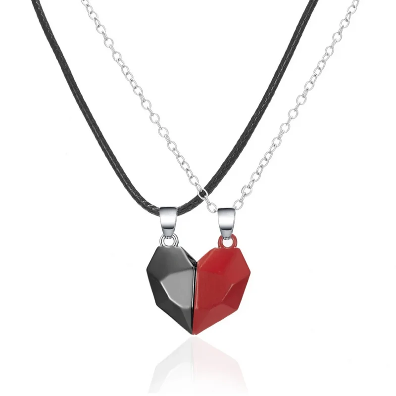 Collier Cœur Aimanté