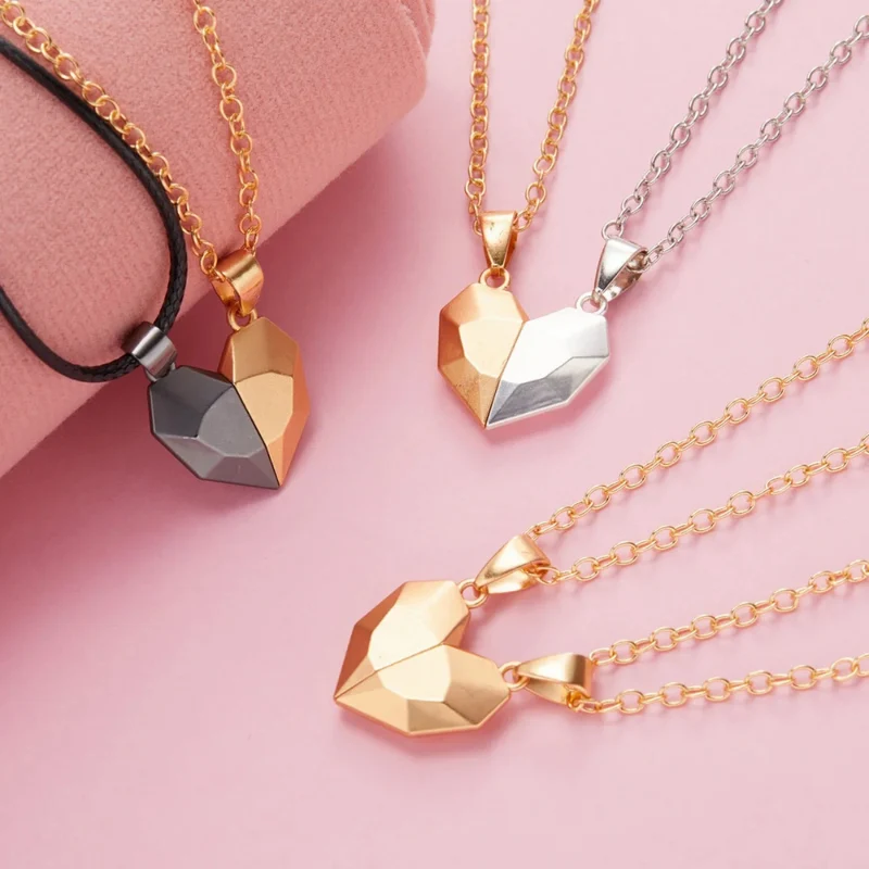 Collier Cœur Aimanté