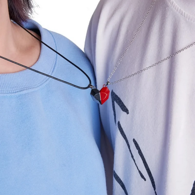 Collier Cœur Aimanté
