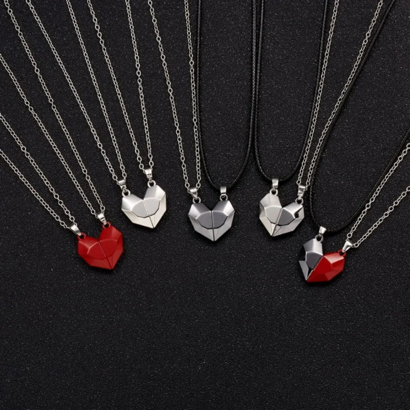 Collier Cœur Aimanté